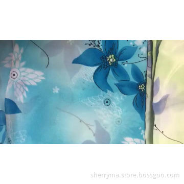 Hot Sell Fine Quality 100% Polyester Printed Bubble Koshibo Crepe Fabric